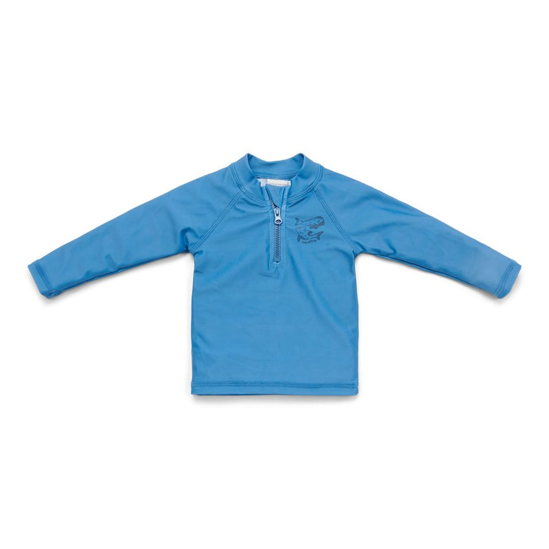 Zwem-T-shirt met lange mouwen Blue Whale | Little Dutch