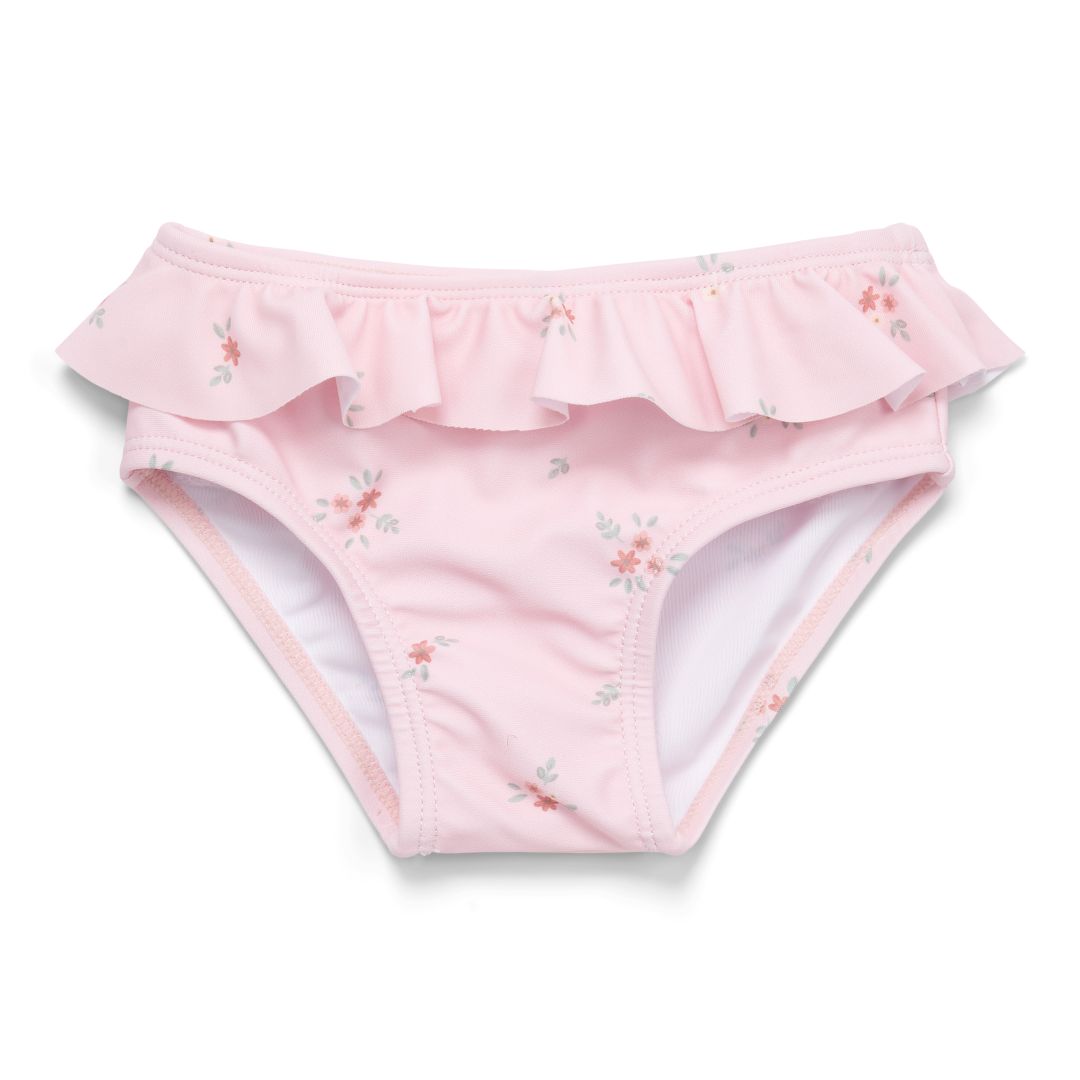 Little Dutch Kinder-Badehose Rosy Meadows in Pink – Produktansicht