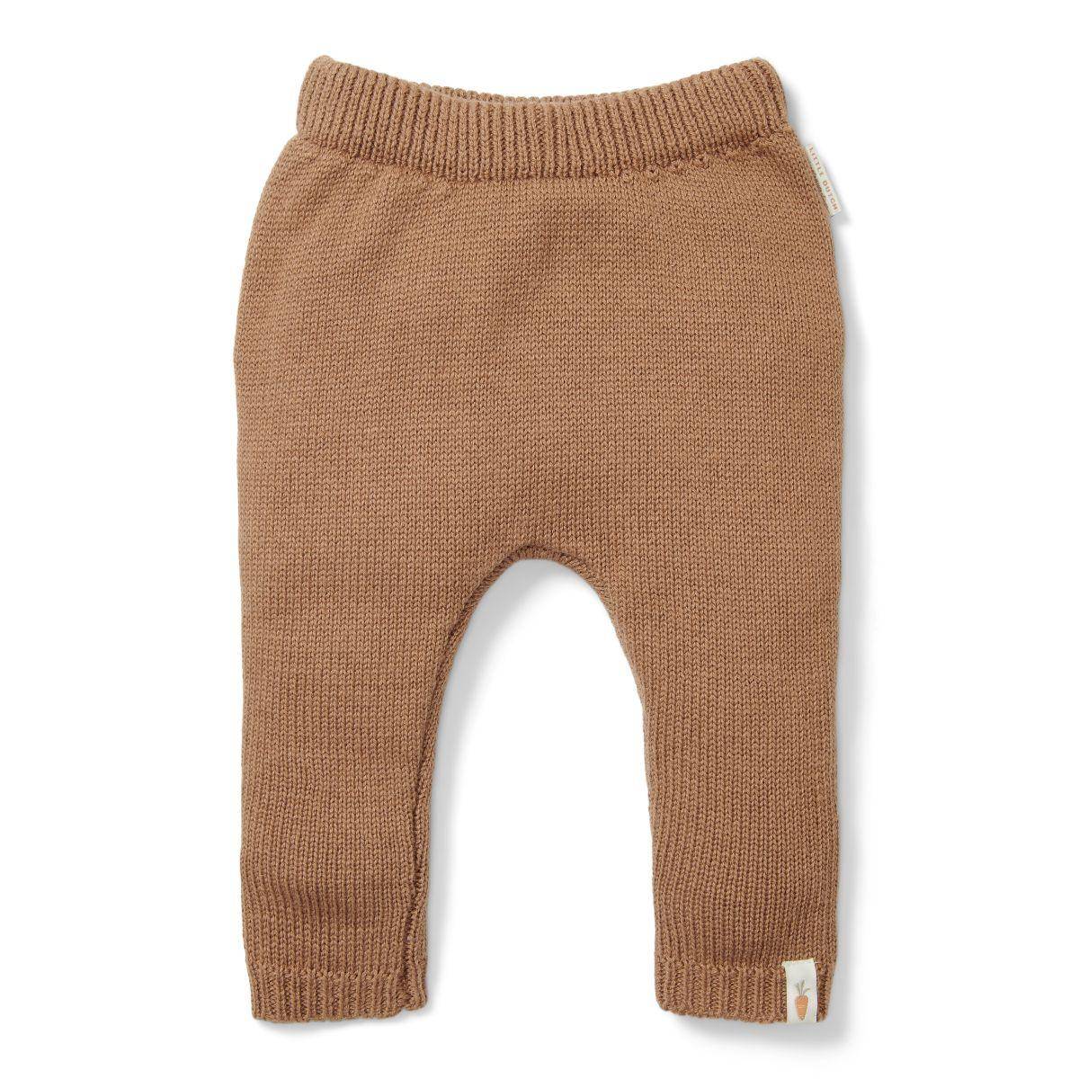Braune Strickhose für Babys von Little Dutch