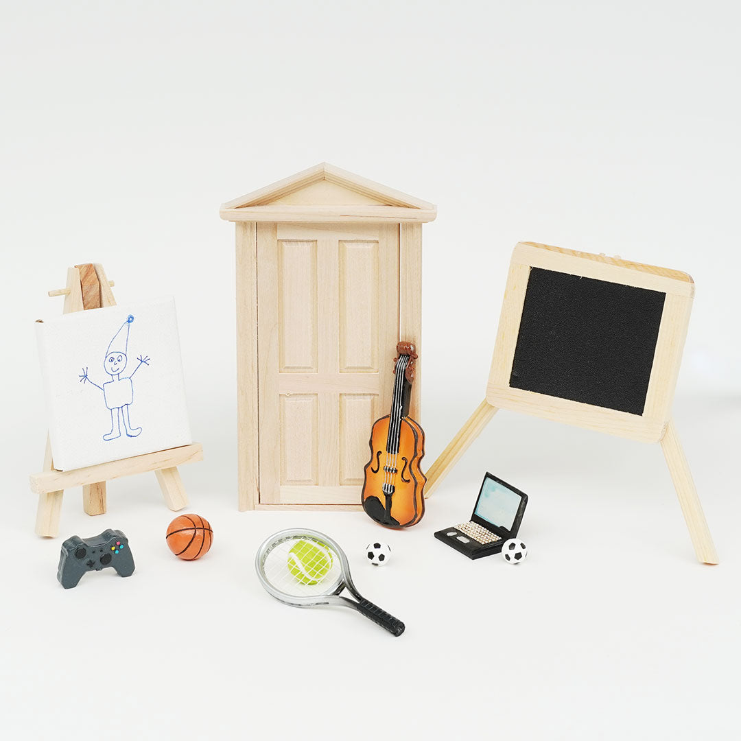 Miniatur-Zubehör für Wichtel in Kita und Schule
