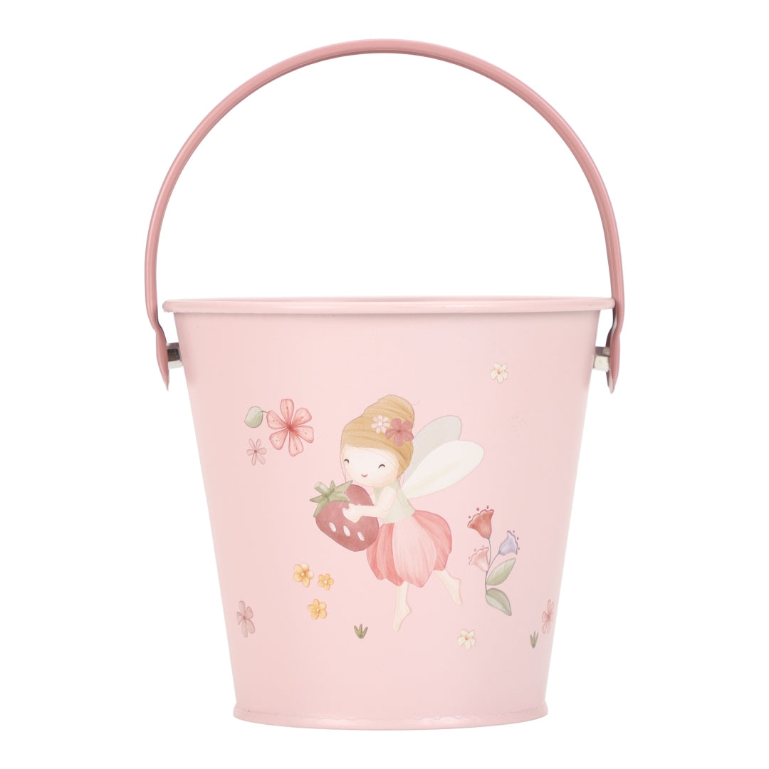 Fairy Garden Garteneimer in Rosa mit Griff – weitere Produktansicht