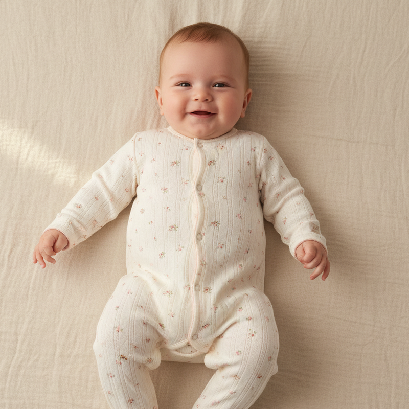 Little Dutch Einteiler-Pyjama Fairy Blossom Größe 50/56 – Produktansicht 1