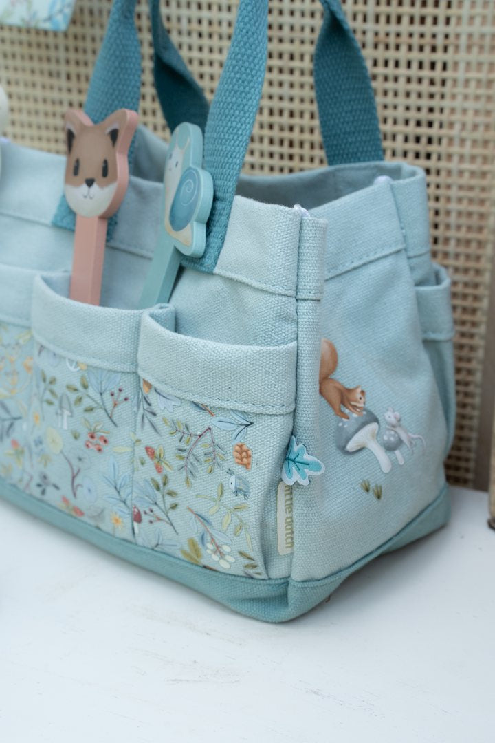 Little Dutch Forest Friends Garten-Geschenkset mit Baumwolltasche und Gartenwerkzeug