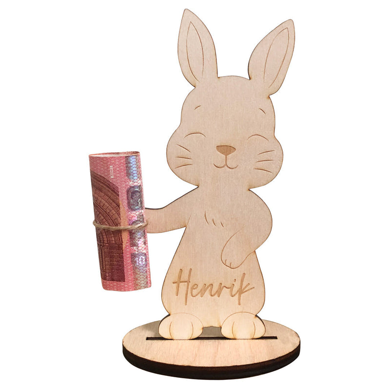 Regalo en efectivo conejo, 9,2 x 17,7 cm | Schmatzepuffer