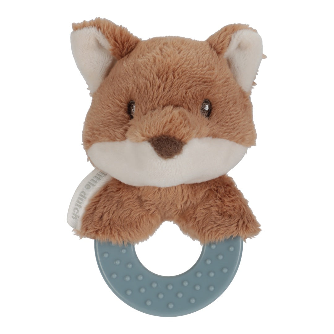 Forest Friends Geschenkbox mit Kuscheltier, Schmusetuch und Beißring für Babys