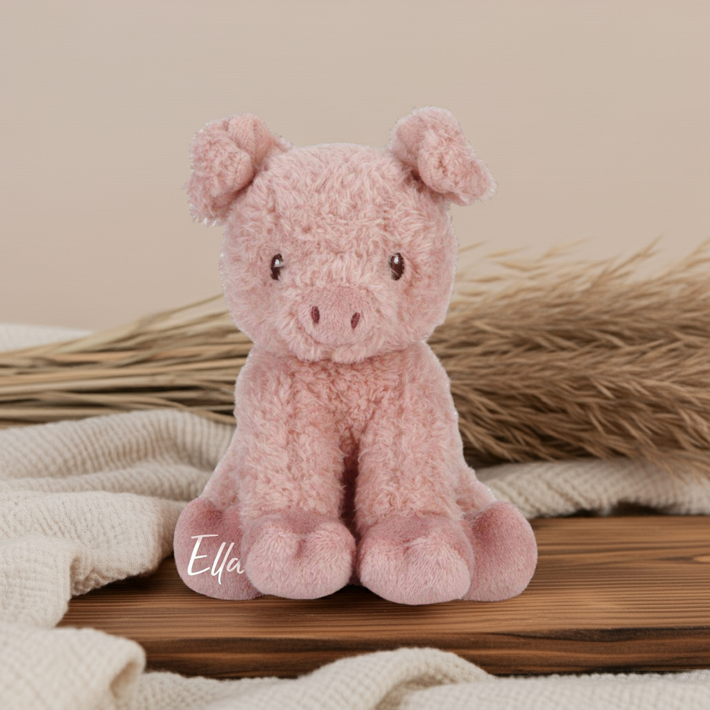Pluszowa świnka Little Farm 17 cm – od urodzenia