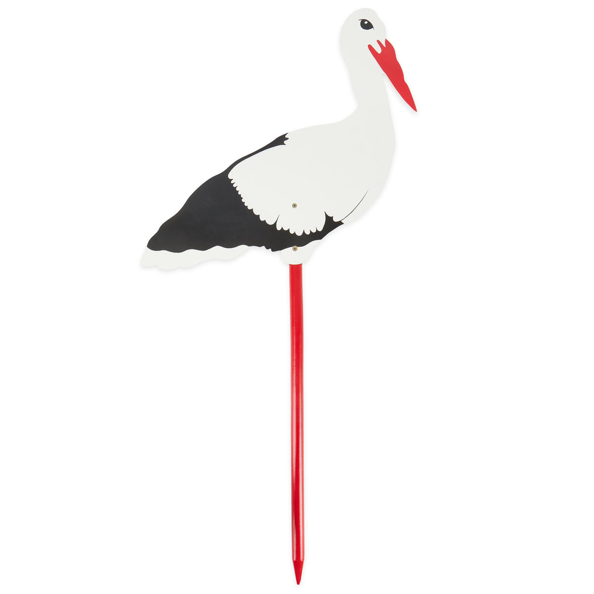 Bieco XL Holzstorch als Baby-Willkommensdeko