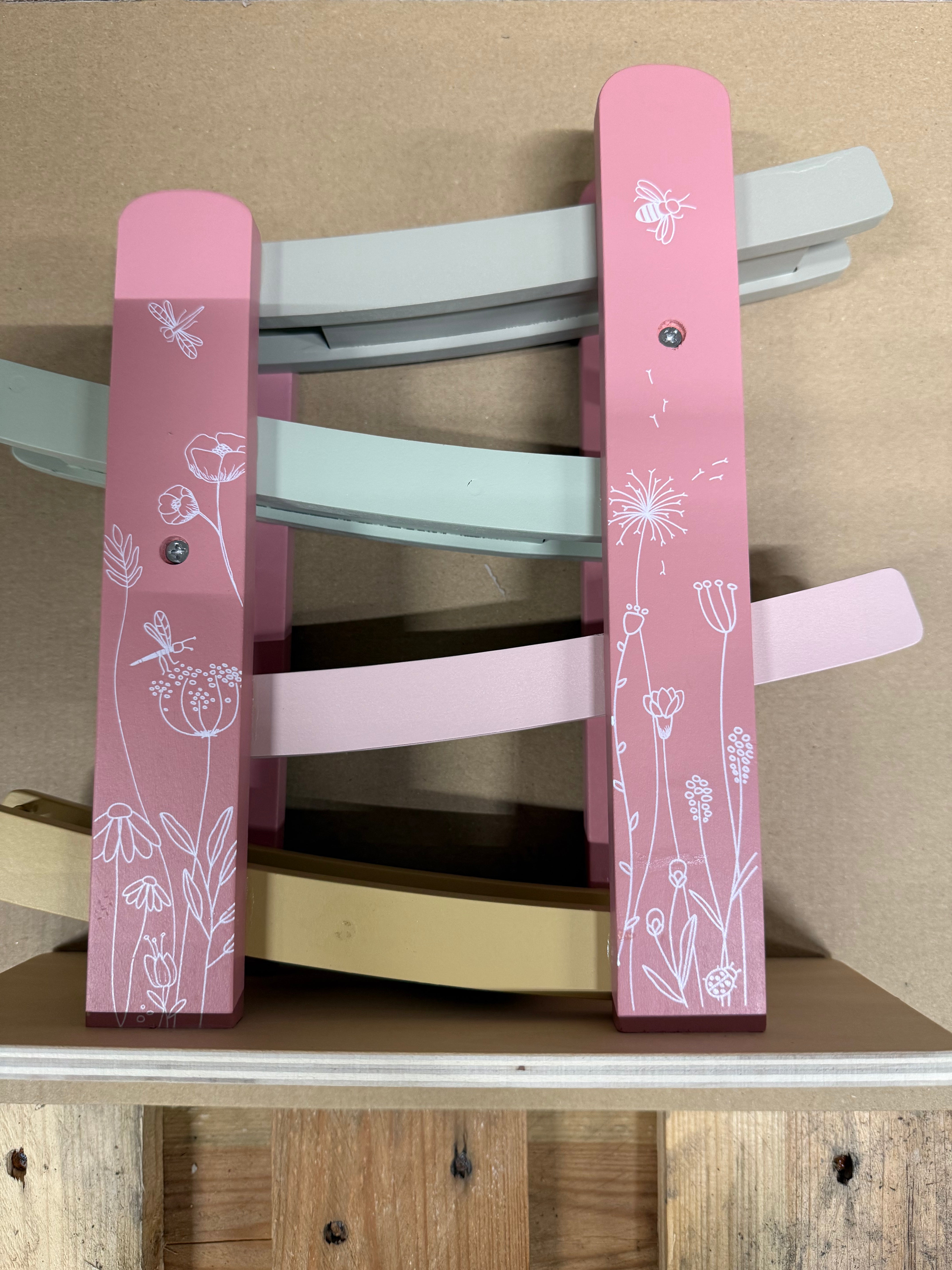 Detailaufnahme der Little Dutch Holzrollbahn Wild Flowers als B-Ware – Ansicht 1