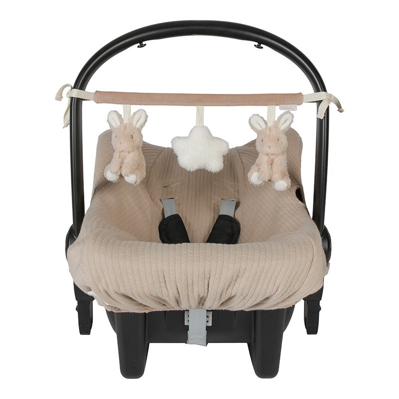 Baby Bunny Kinderwagenkette aus weichem Polyester – weitere Produktansicht