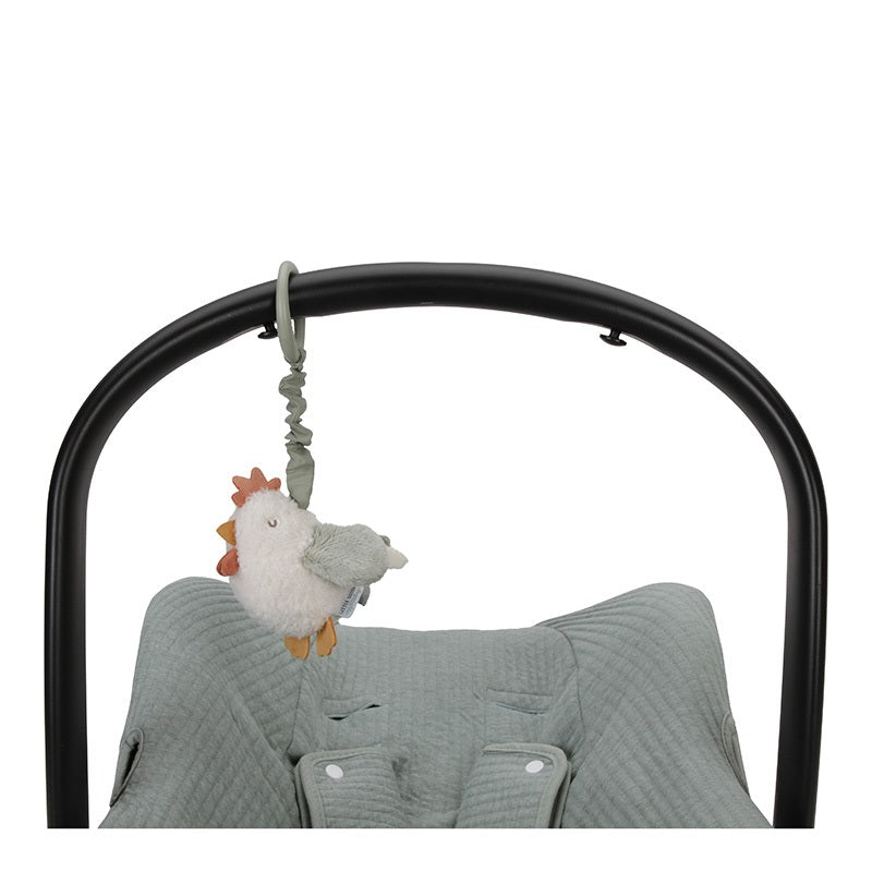 Zittertier Huhn Little Farm als weiches Babyspielzeug ab Geburt