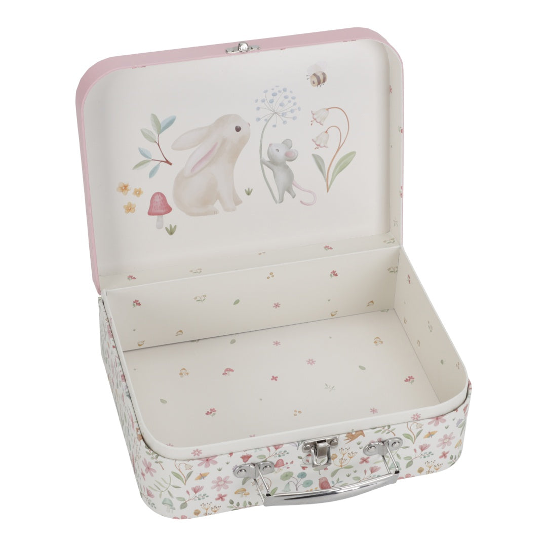 Rosa Fairy Garden Kinderkoffer im 2er-Set mit Verschluss und Tragegriff