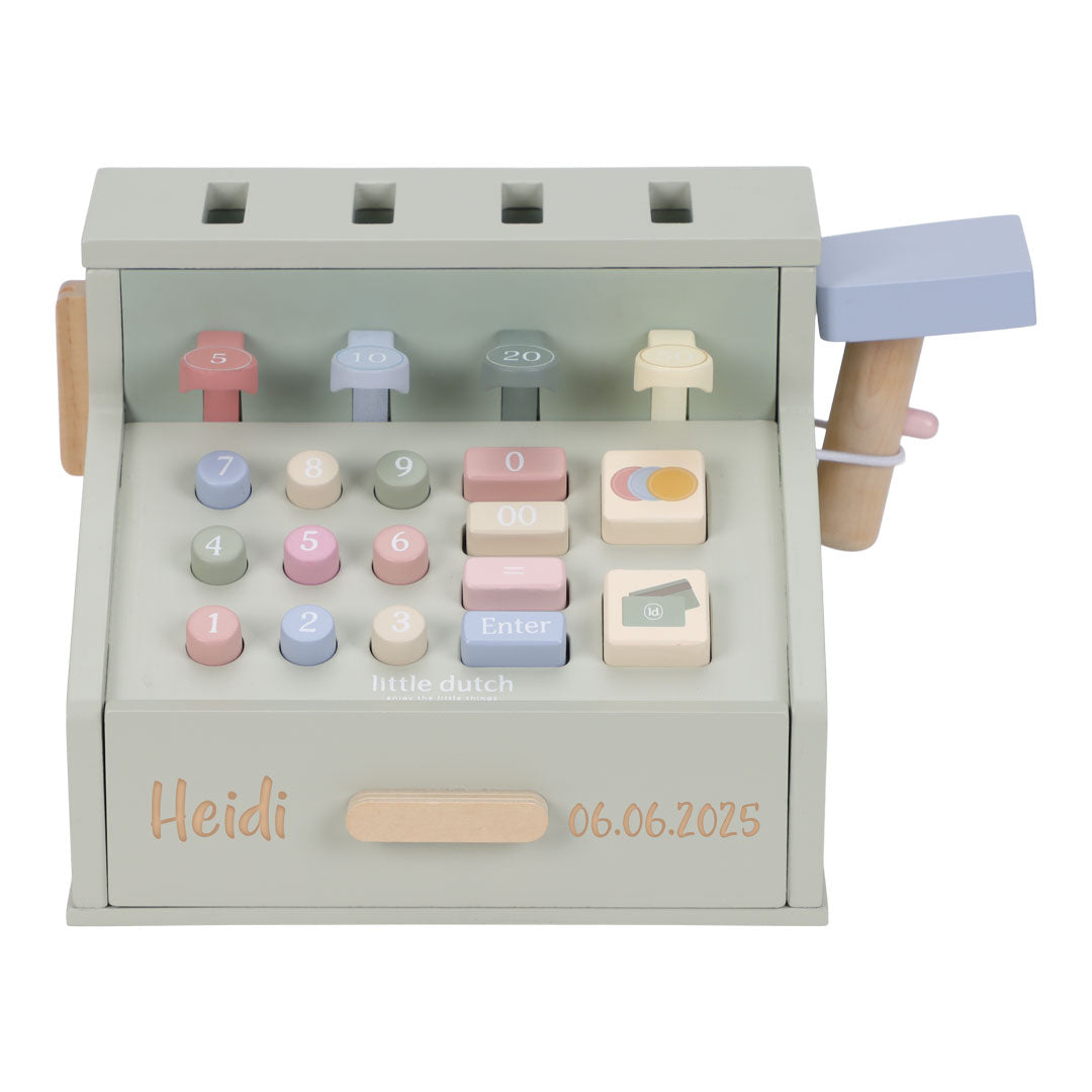 Little Dutch Holzkasse LD2511 – Beispiel für die personalisierte Variante