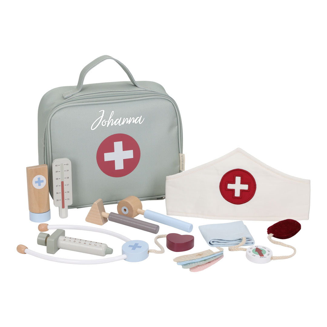 Little Dutch Doktor-Set LD2547 aus Holz mit Arzt-Zubehör