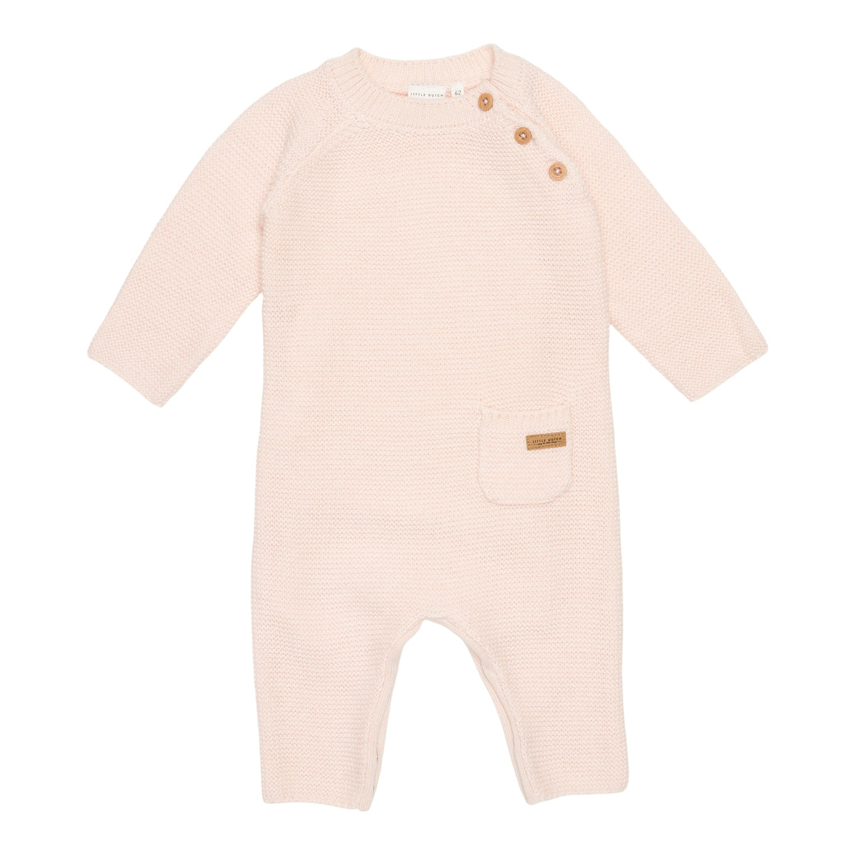 Strick-Strampler Flowers & Butterflies in Pink – Produktansicht