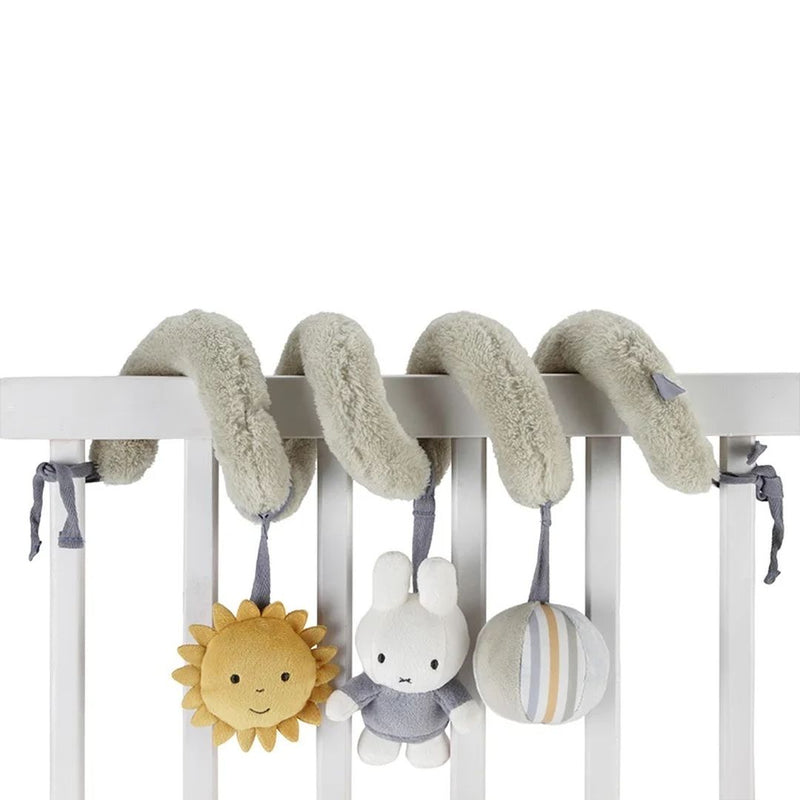 Miffy x Tiamo Aktivitäten-Spirale Fluffy Blau ab 0 Monaten