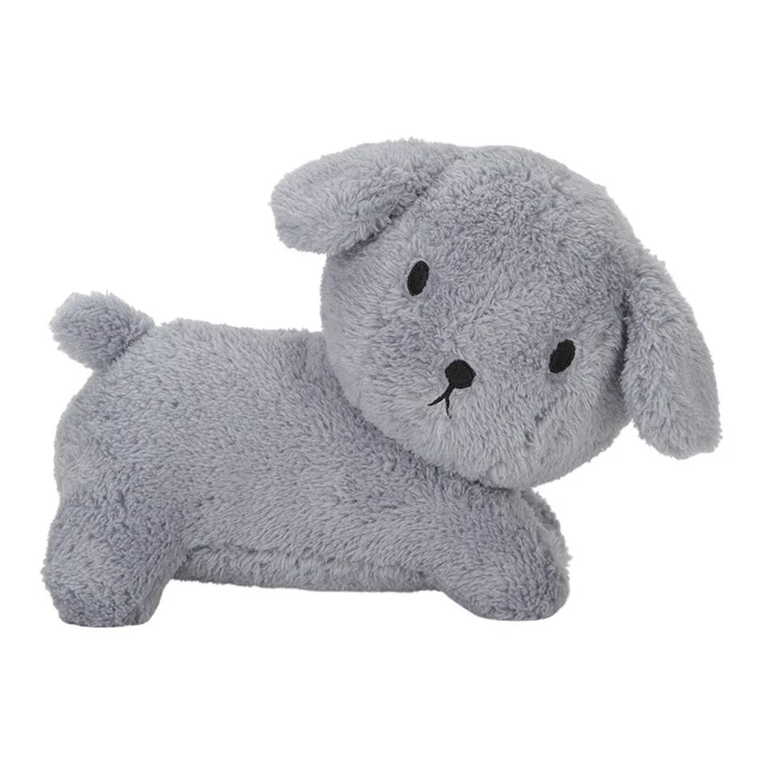 Miffy x Tiamo Kuscheltier Hund Snuffie Fluffy Blau 25 cm – besonders weicher Plüschhund für Babys ab Geburt