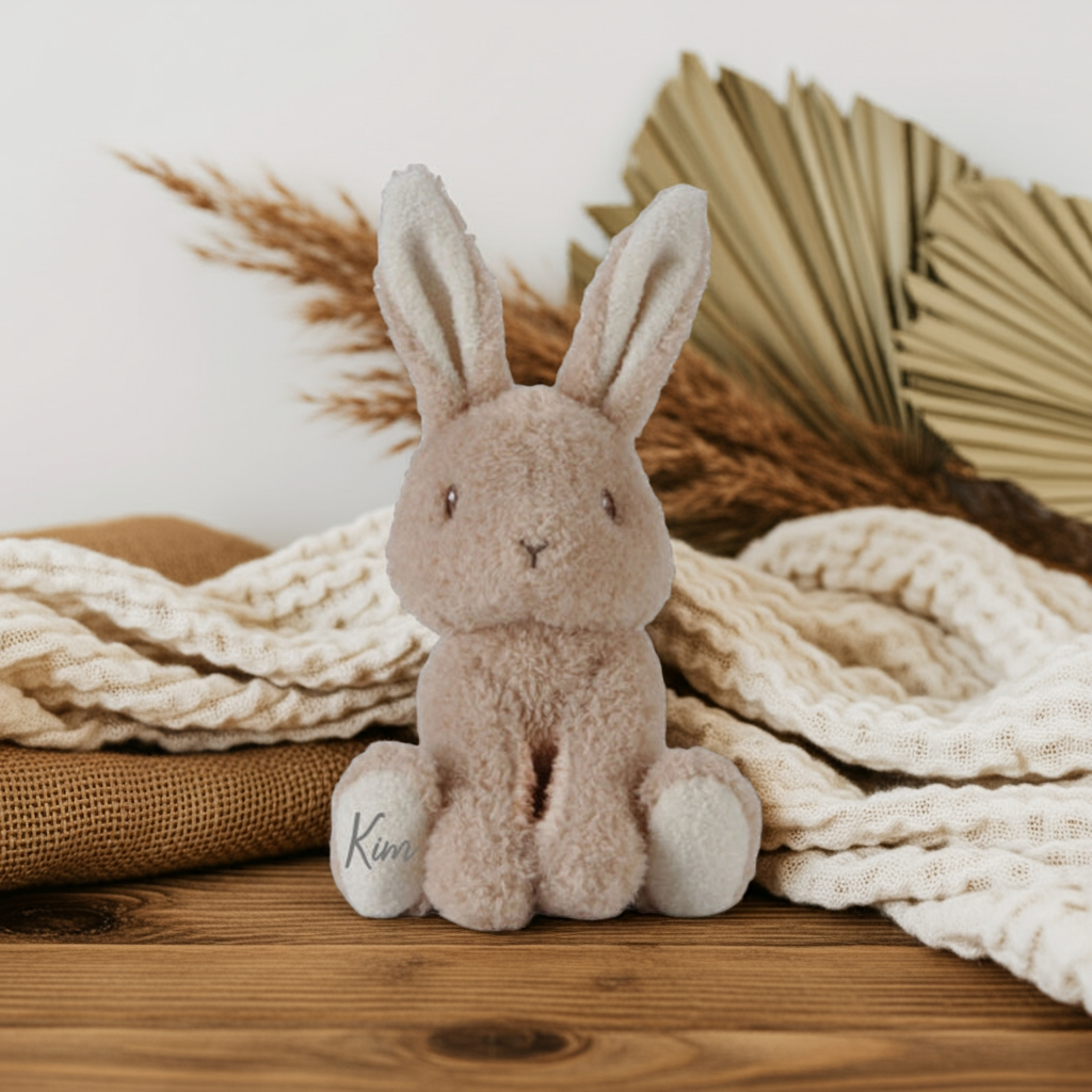 Knuffel Baby Bunny 15 cm – personaliseerbaar | Little Dutch