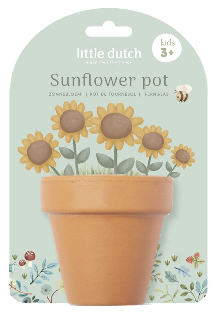 Little Dutch Maceta Girasol – Kit de plantación para niños