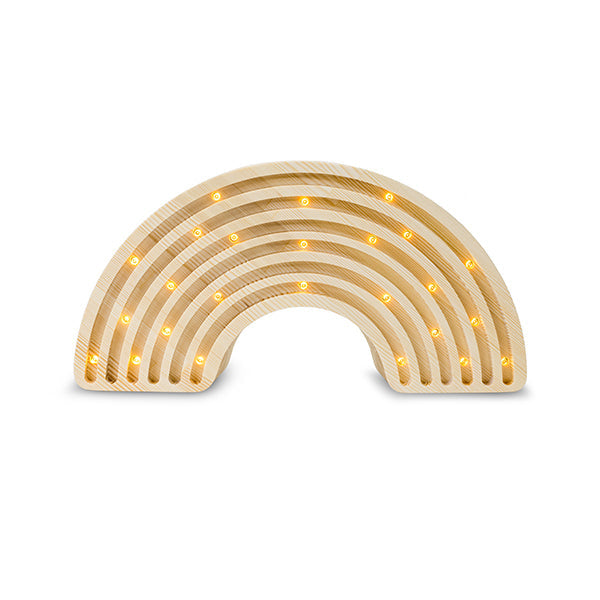 Little Lights Regenbogen-Lampe aus Holz