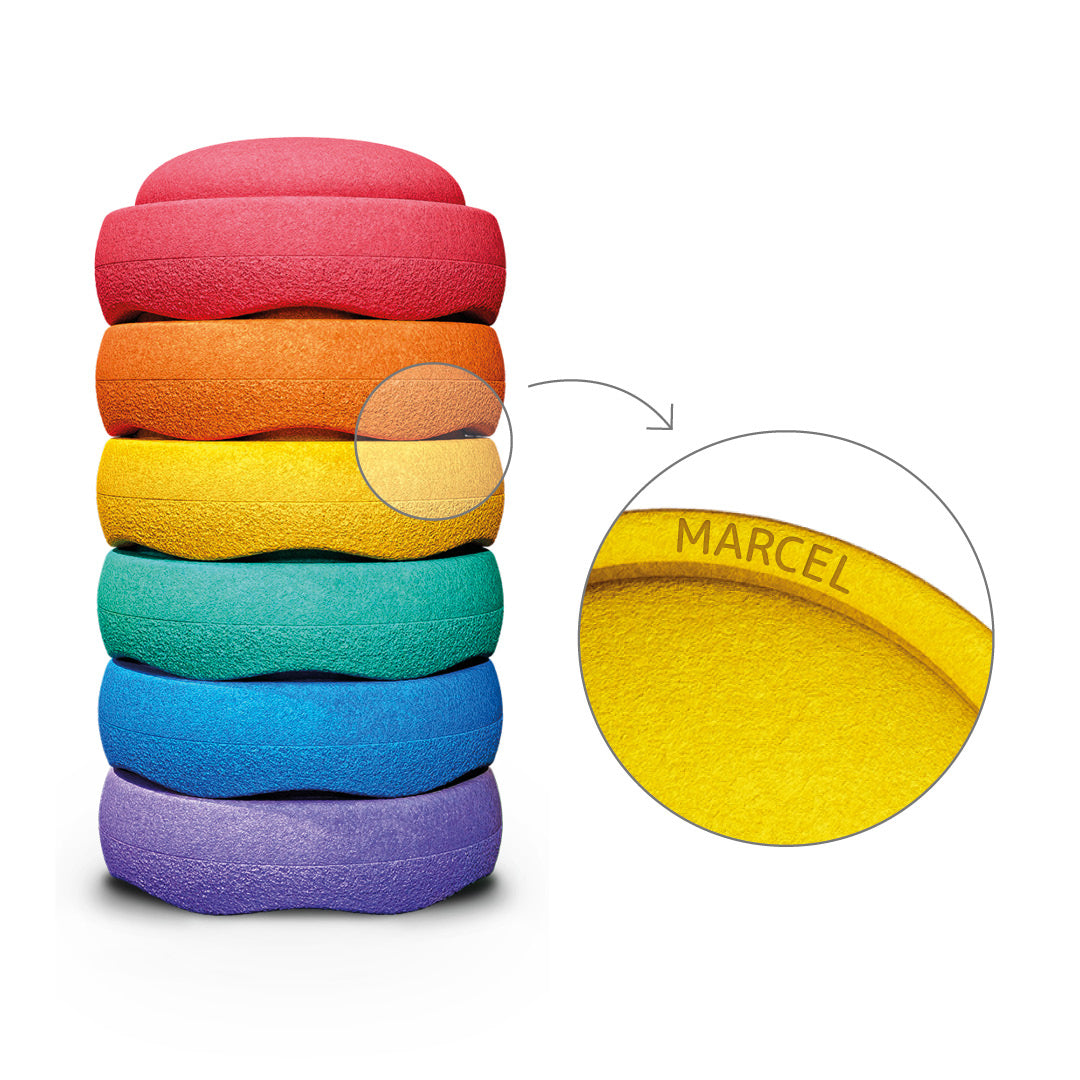 Stapelstein Original 6er Set rainbow classic | Stapelstein