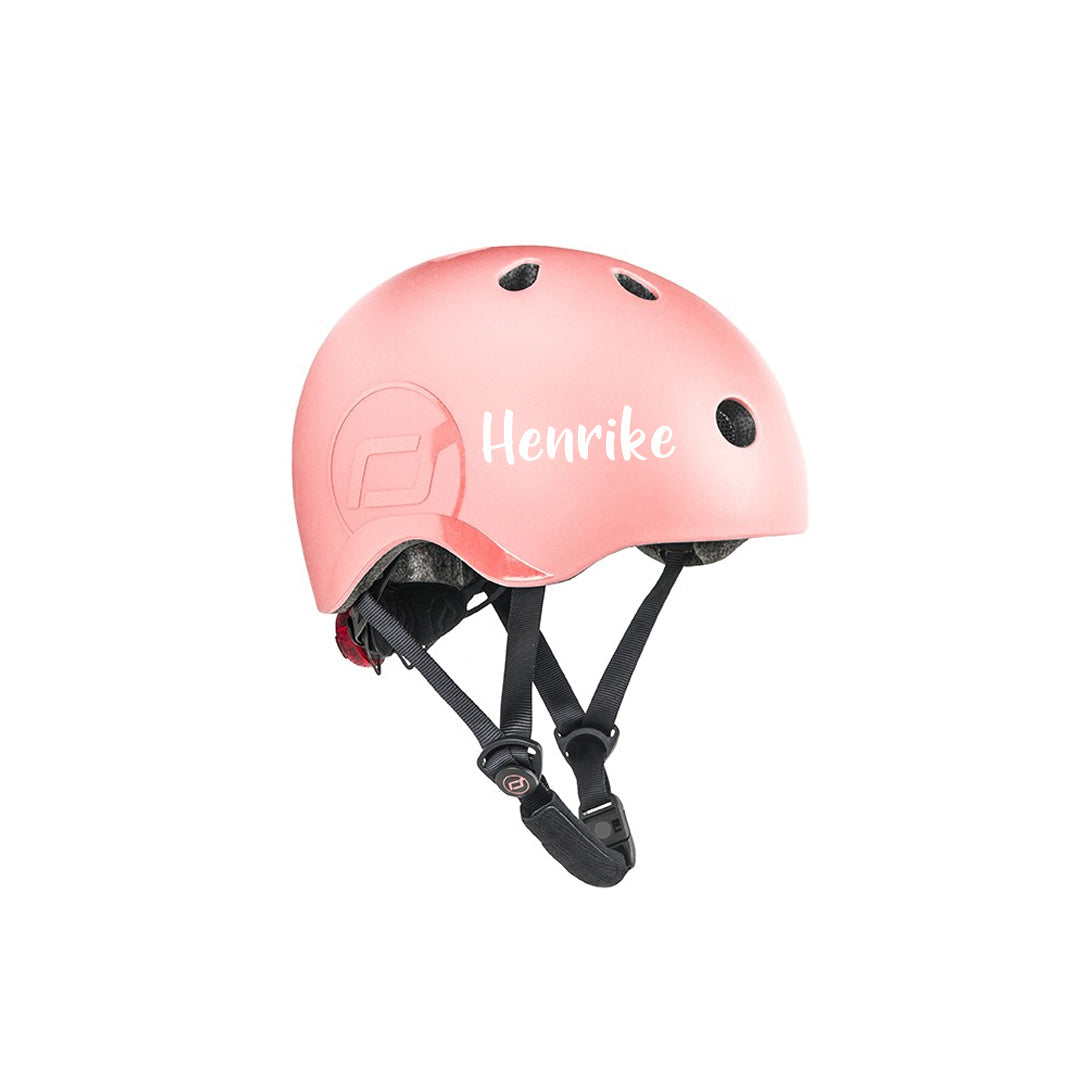 Fietshelm maat S-M, perzik | Scoot & Ride
