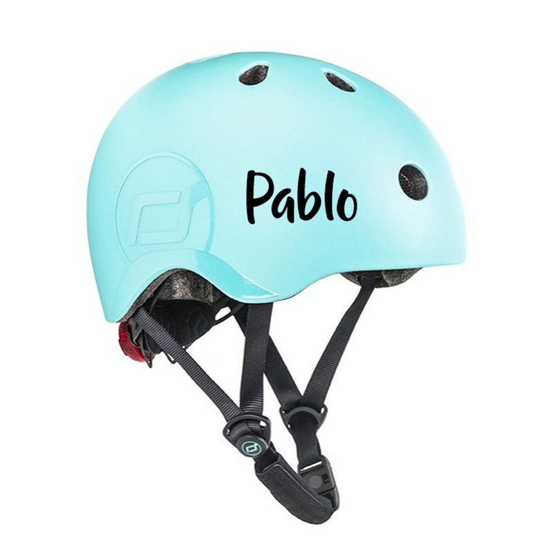 Casco de bicicleta talla S-M, Blueberry | Scoot & Ride