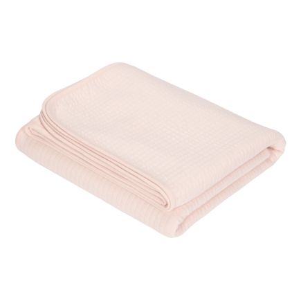 Sommerdecke Pure Soft Pink 110 x 140 cm von Little Dutch