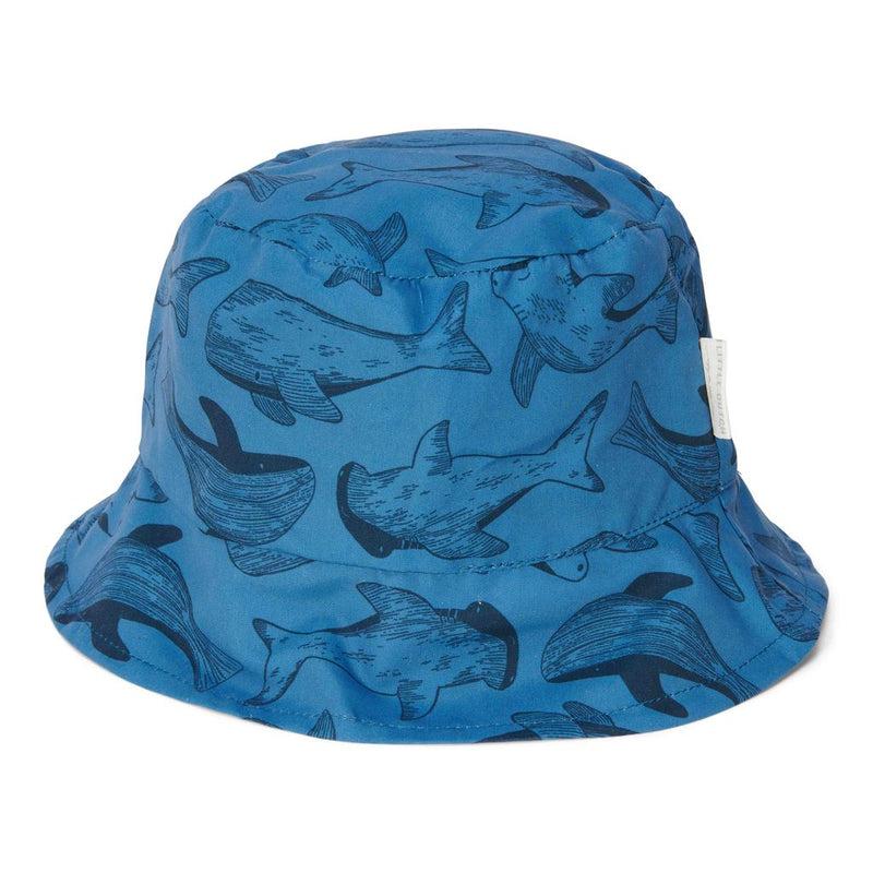 Wendbarer Little Dutch Sonnenhut Sea Life in Blau und Honiggelb