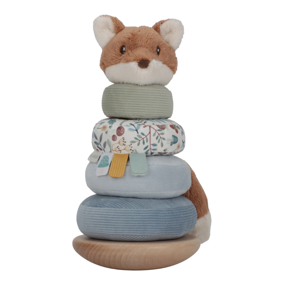 Forest Friends Ringstapler von Little Dutch – Stapelspielzeug mit Fuchs