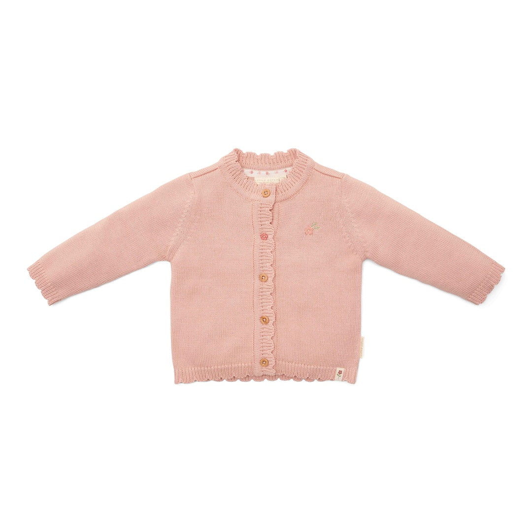 Little Dutch Strickjacke Soft Rose – weitere Ansicht
