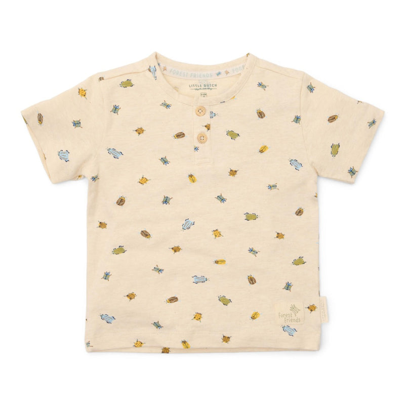 Kinder T-Shirt Bugs Forest Friends in Sand – Kurzarmshirt mit Käfermotiven