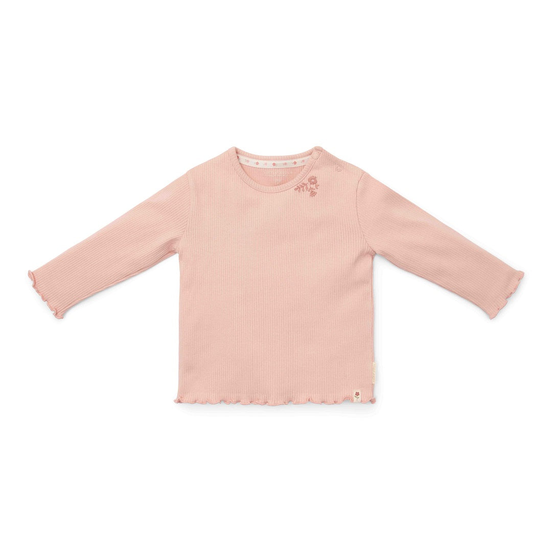 Baby-Langarmshirt Soft Rose Größe 92