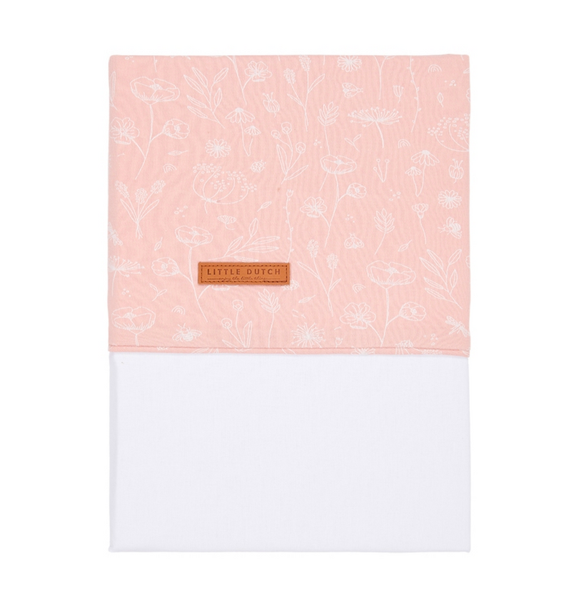 Little Dutch Kinderbettlaken Wild Flowers Pink 110 × 140 cm
