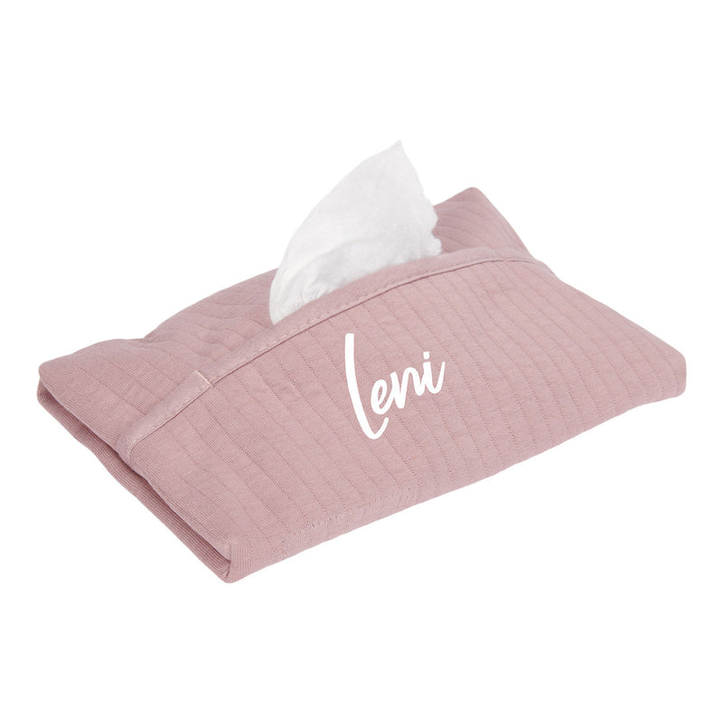 Little Dutch Feuchttücherbezug Pure Mauve personalisierbar