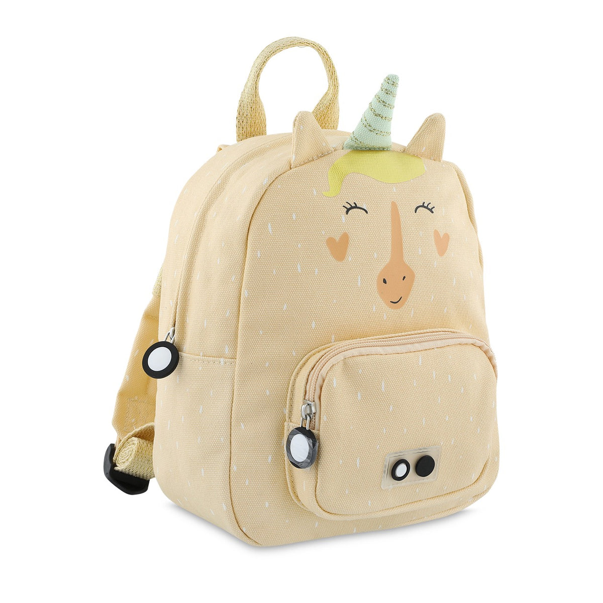 Trixie Rucksack klein Frau Einhorn – Soft Orange Tierrucksack für Kinder ab 2 Jahren mit Einhornmotiv und verstellbaren Schultergurten