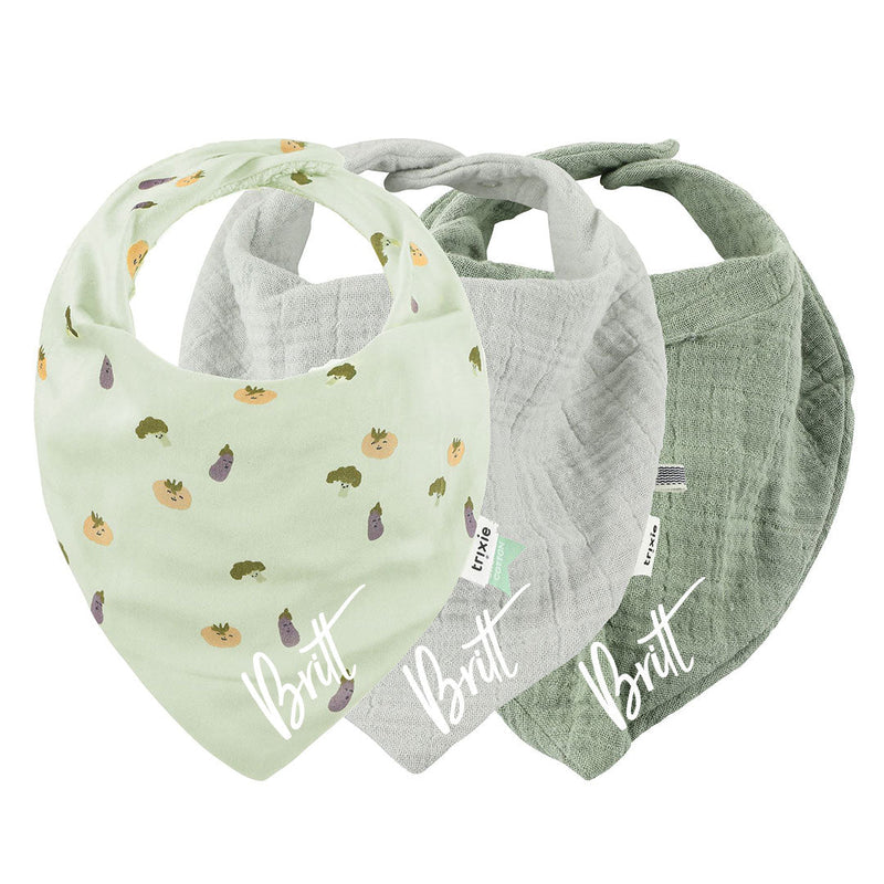 Bandana-slabbetjes Friendly Vegetables – 3-pack | Trixie