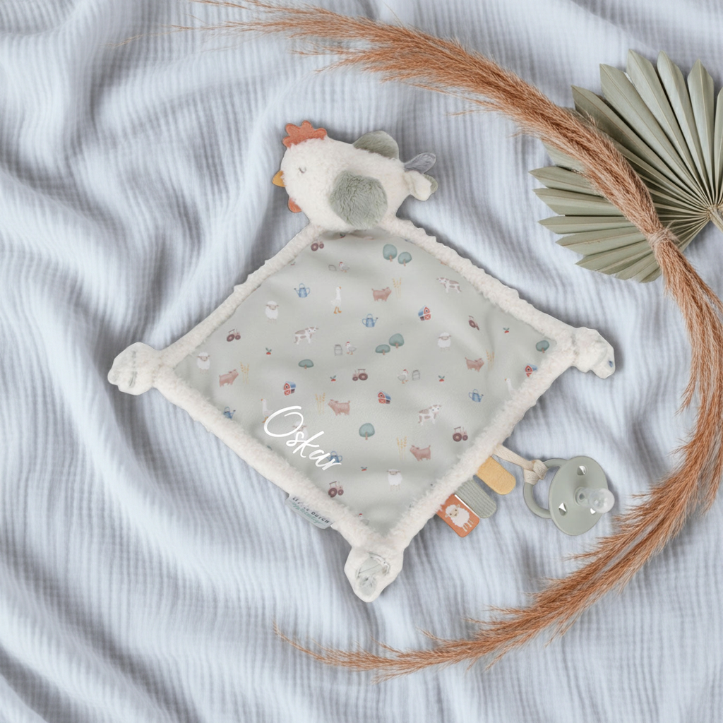 Doudou poulet Little Farm
