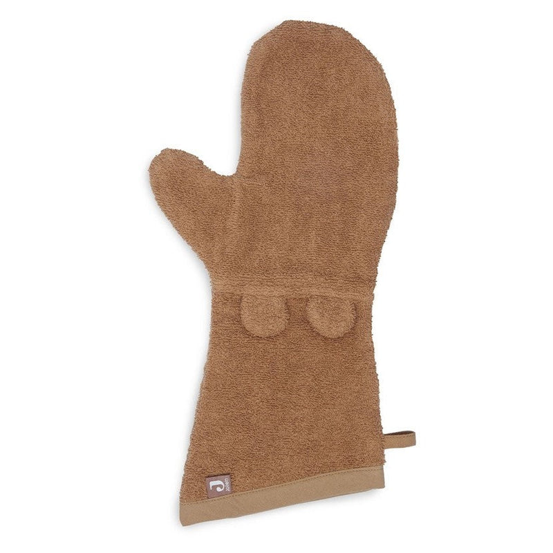 Jollein Waschhandschuh Terry Ears Caramel aus Baumwolle, 42 × 16 cm