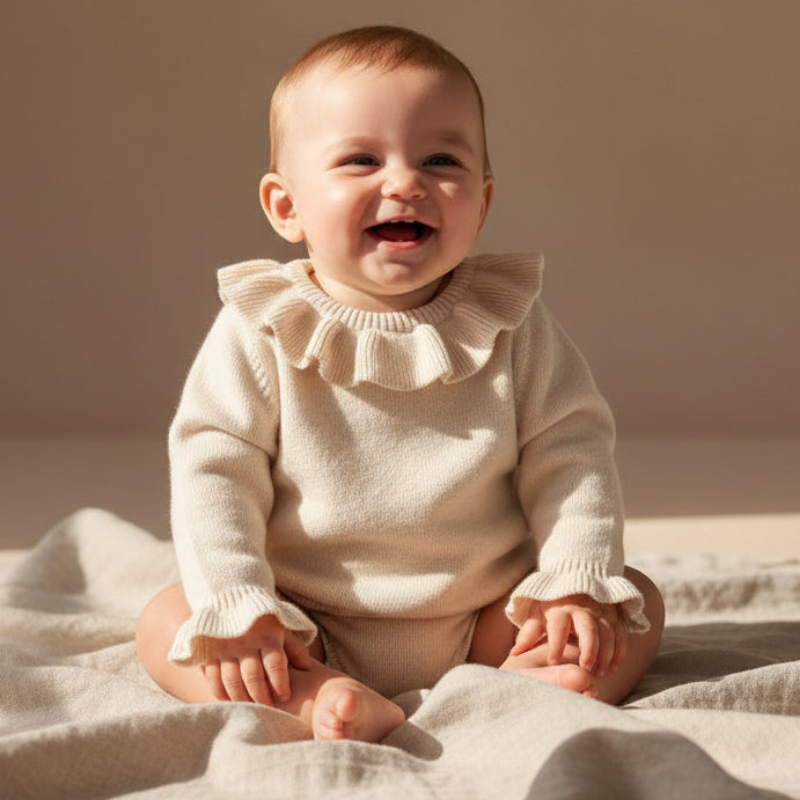 Little Dutch Strickpullover Sand Little Farm