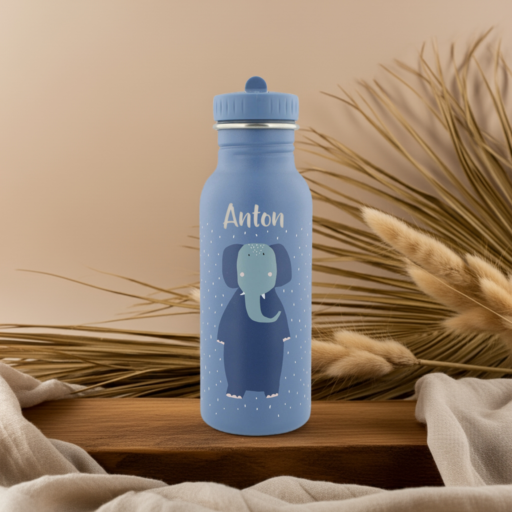 TRIXIE children's water bottle personalized - animals