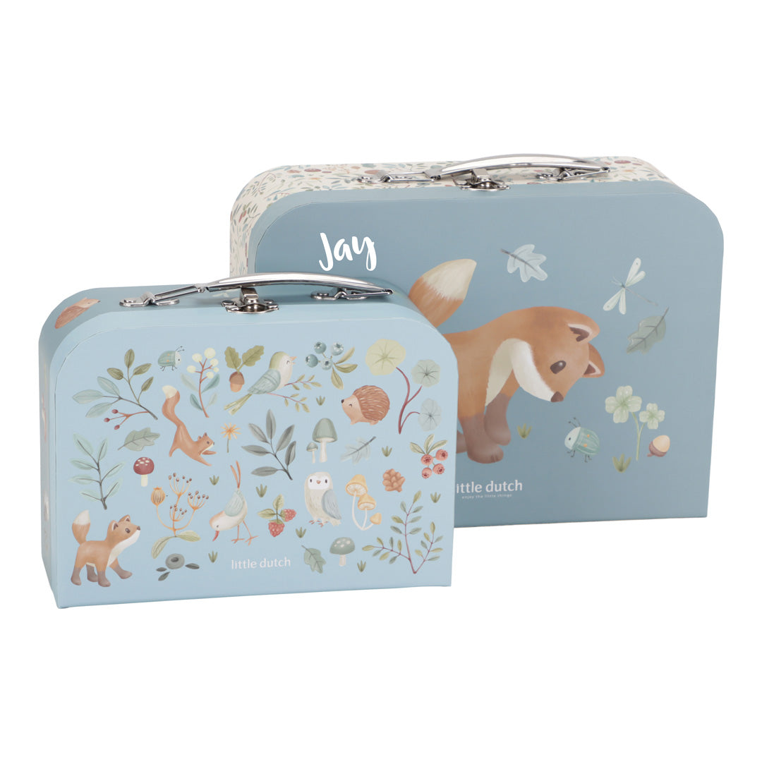 Personalisierter Kinderkoffer mit Name als bleibendes Geburtsgeschenk
