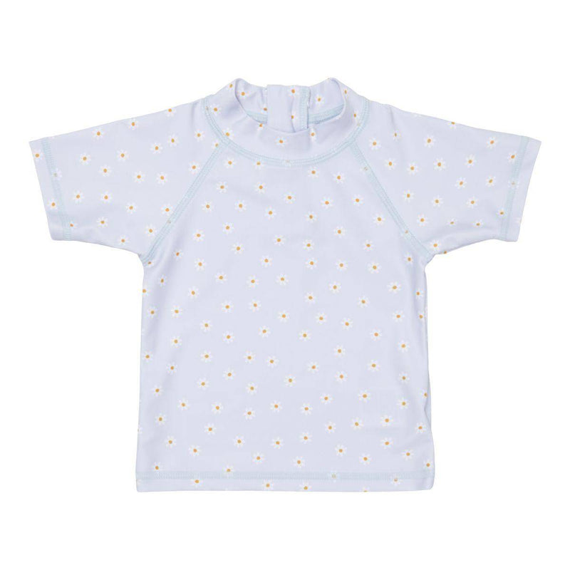 Little Dutch Badeshirt Daisies Blue kurzarm