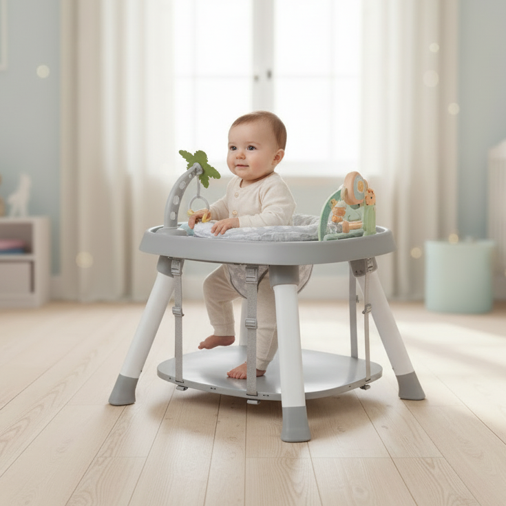 Topmark BILLY Multi-Spielcenter Grau mit Spielbogen und Sitz