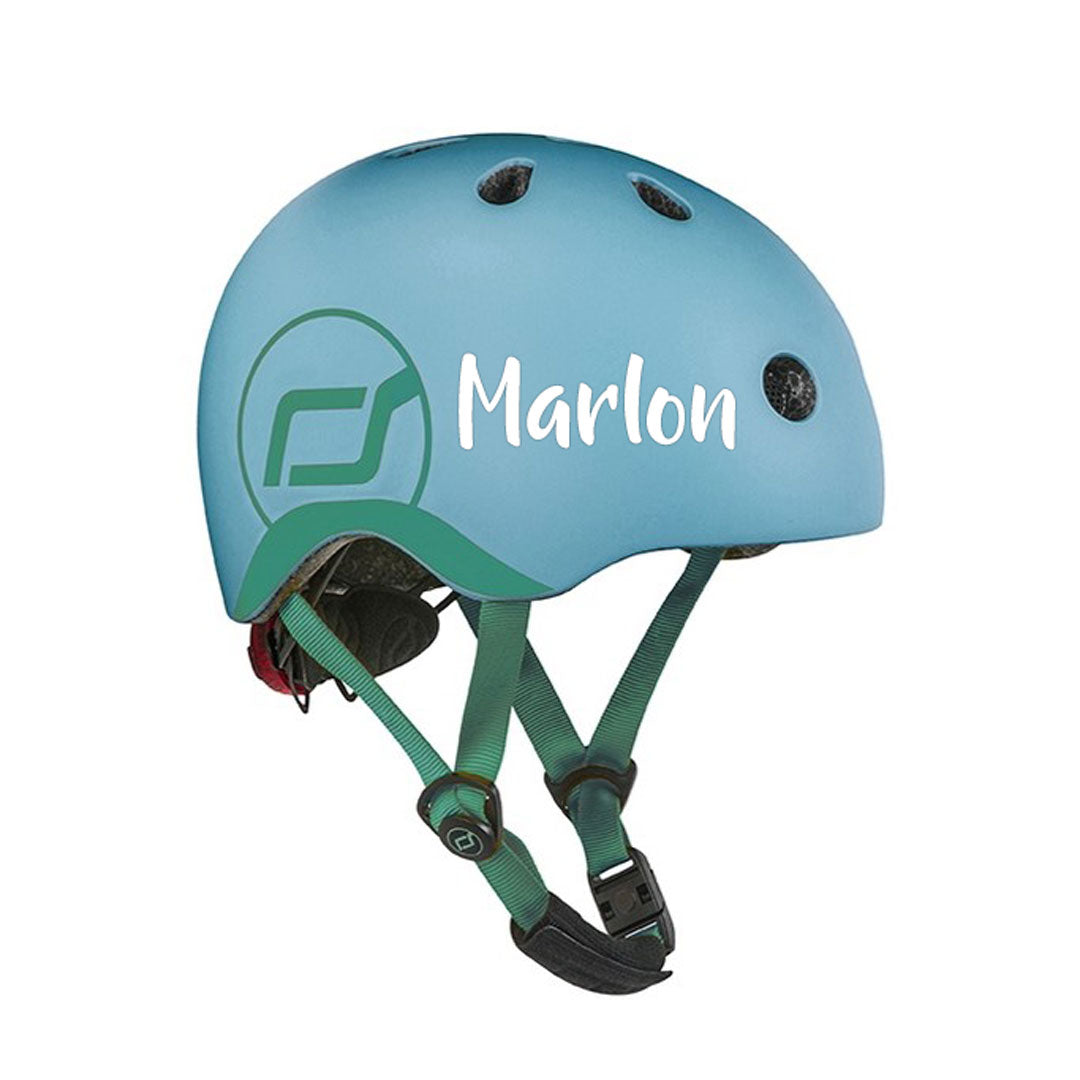 Casco da bicicletta taglia XXS-S, blu acciaio | Scoot and Ride