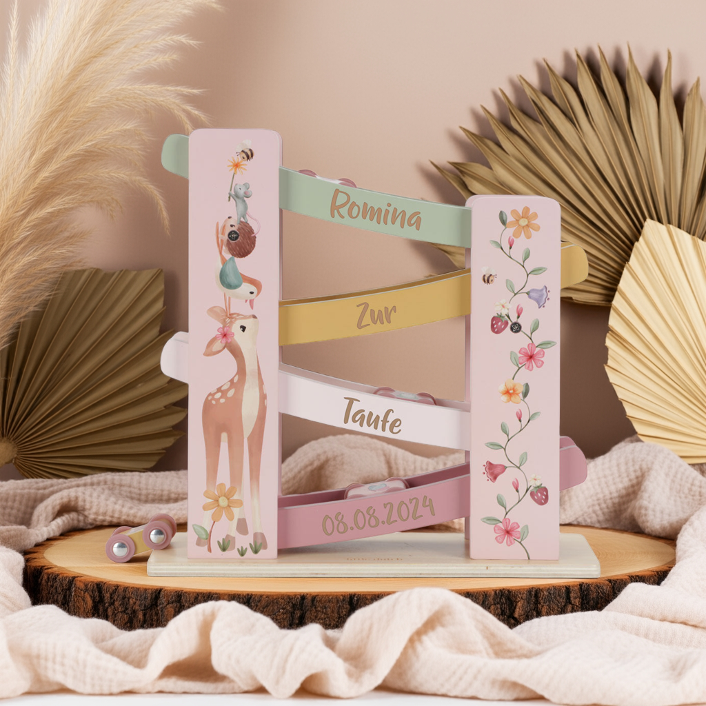 Pista de canicas regalo de bautizo – por Schmatzepuffer