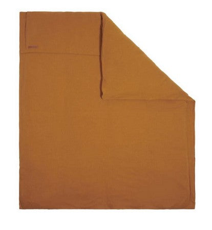 Wiegendeckenbezug Pure Ocker Spice 80 x 80 cm von Little Dutch